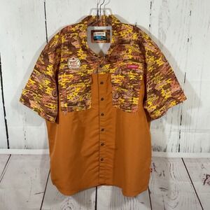 Magellan Outdoors x Shiner Bock Beer Fishing Shirt Mens 2XL Relaxed Fit Vented